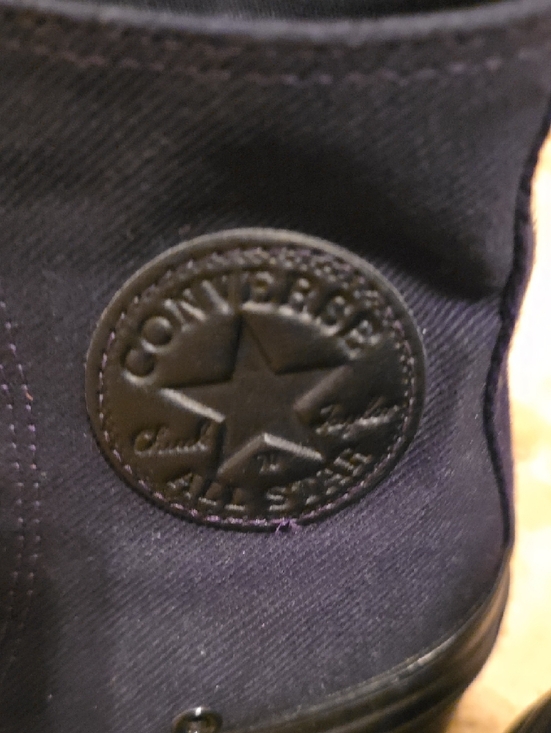 Converse Women's Platform High-Top Boots in Dark Navy - Picture 6 of 7